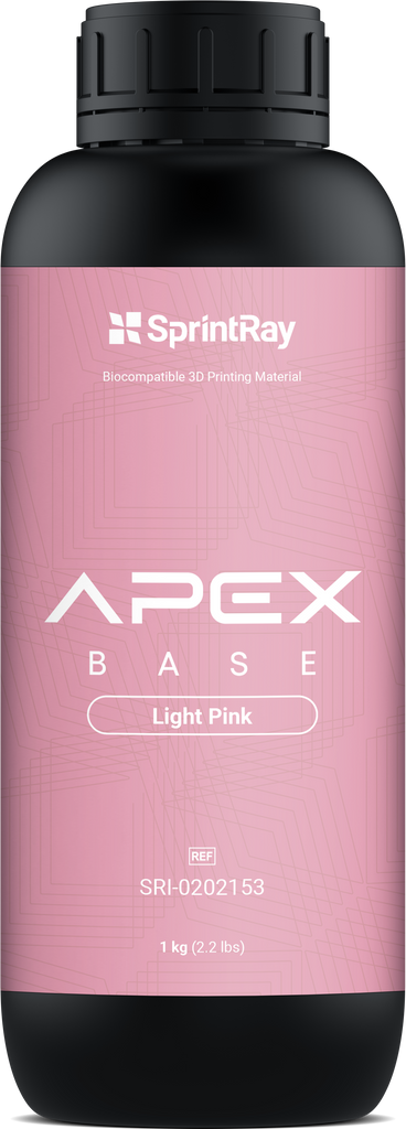 SprintRay Apex Base – Résine Base Prothétique Dentier 1kg