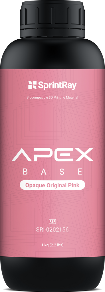 SprintRay Apex Base – Résine Base Prothétique Dentier 1kg