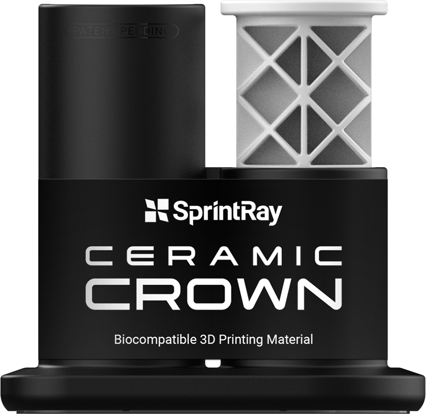 SprintRay Ceramic Crown – Capsule Midas Single Unit 3 pcs