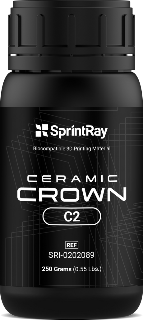 SprintRay Ceramic Crown – Résine Restauration Définitive 250g