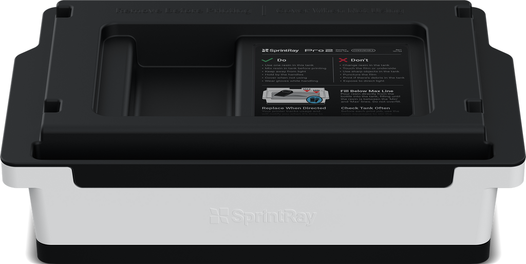 Réservoir de résine standard SprintRay Pro 2