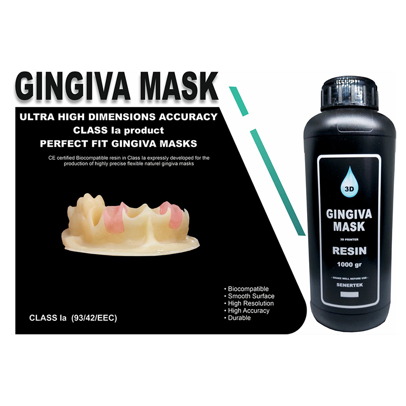 Résine pour fausse gencive - SENERTEK Gingiva Mask