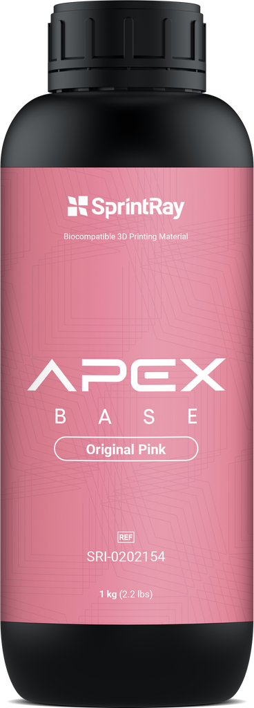 SprintRay Apex Base – Résine Base Prothétique Dentier 1kg