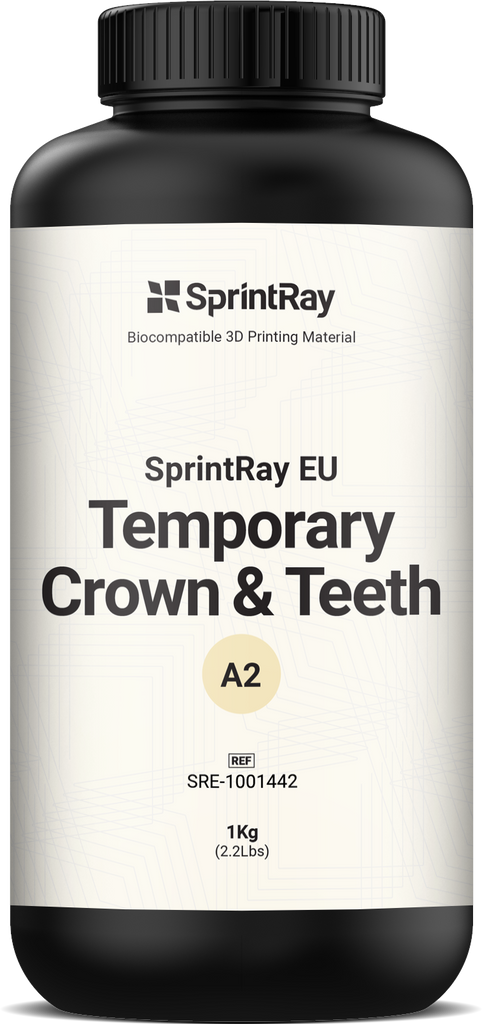 SprintRay Temporary Crown & Teeth – Résine Provisoire 1kg